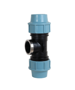 TE FEMELLE A COMPRESSION PEHD