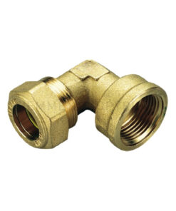 COUDE FEMELLE POUR TUBE CUIVRE A VISSER (MAGIQUE)