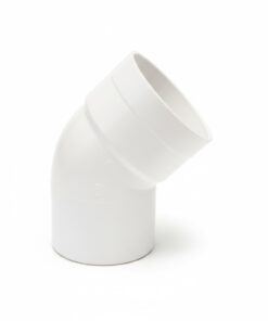 COUDE PVC 45° BLANC